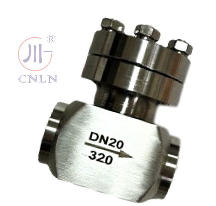 SS304/316 उच्च दबाव क्रायोजेनिक चेक वाल्व DN20 LNG/LOX/LN2/LAR/LCO2 के लिए
