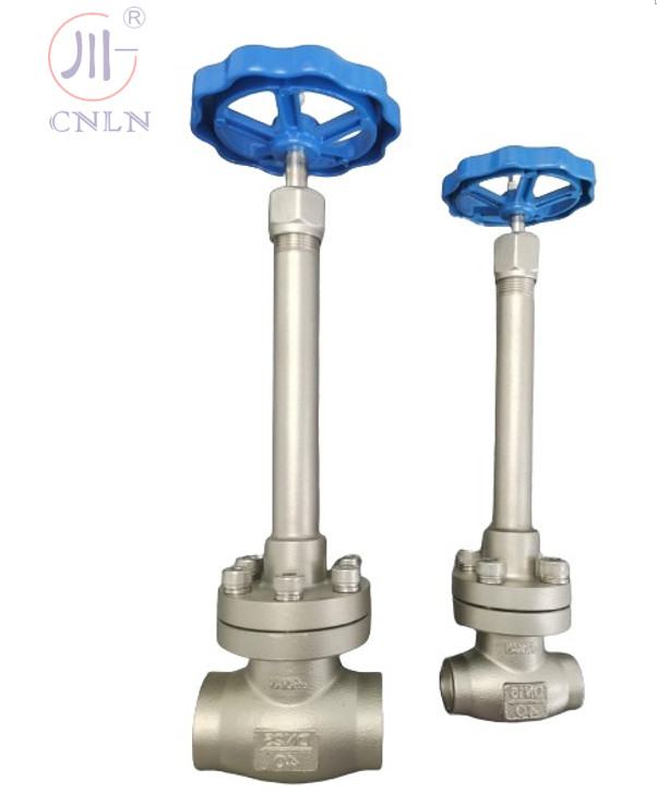 LNG/LOX/LN2/LAR/LCO2 के लिए मैनुअल स्टेनलेस स्टील क्रायोजेनिक ग्लोब वाल्व DN25/DN15