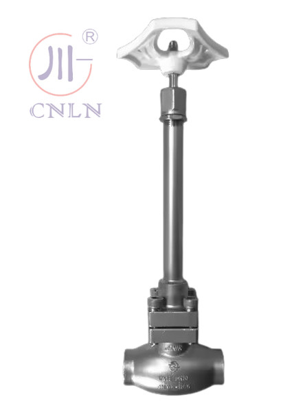 SS304/316 LNG/LOX/LN2 के लिए क्रायोजेनिक ग्लोब वाल्व लॉन्ग-स्टेम-टाइप D ((DN10-100mm)