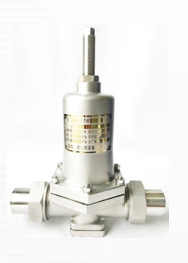CNLN/Arman DY22F SS304/316 LNG/LOX/LN2 सिस्टम के लिए क्रायोजेनिक दबाव घटाने वाला वाल्व (DN20-50mm) CE/ISO/EAC प्रमाणित