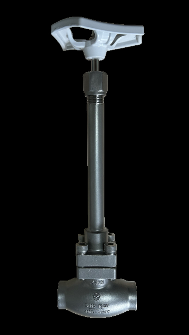 DN25 क्रायोजेनिक ग्लोब वाल्व स्टेनलेस स्टील 304/316 5.0Mpa -196°C से +80°C