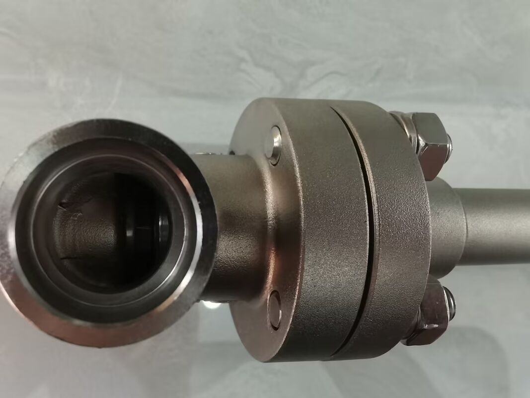 सीई आईएसओ प्रमाणित क्रायोजेनिक ग्लोब वाल्व 5.0 एमपीए अधिकतम दबाव स्टेनलेस स्टील 304/316 और -196 से +80 °C तापमान सीमा के साथ