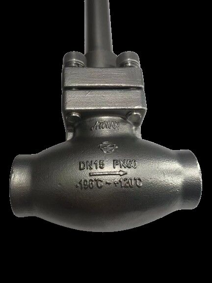 स्टेनलेस स्टील 304/316 क्रायोजेनिक ग्लोब वाल्व जिसमें 5.0Mpa अधिकतम दबाव और -196°C से +80°C तापमान सीमा है